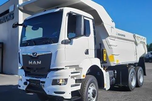 Camion benne MAN TGS 40.480 BB CH 6×6